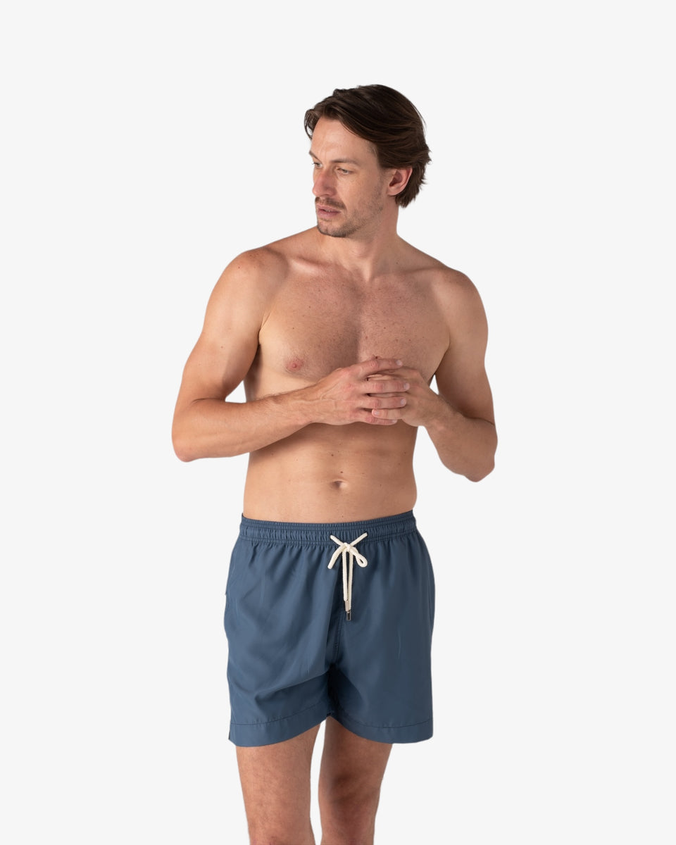 Venecia Solid Blue Elephant Swimshort