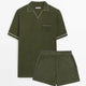 Olive Green Toweling