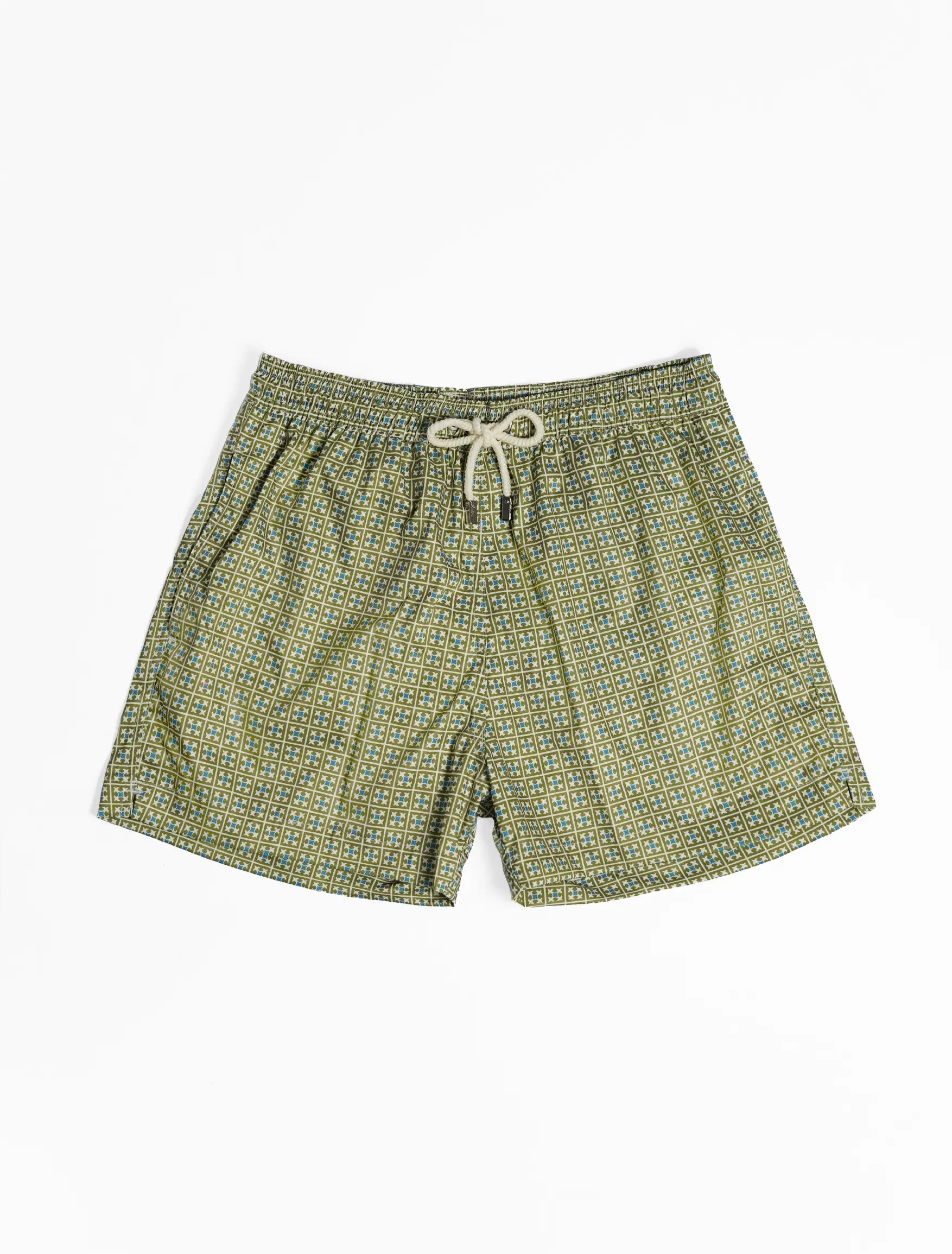 Venecia Green Mosaic - Swim Short – Spiaggia & Sole