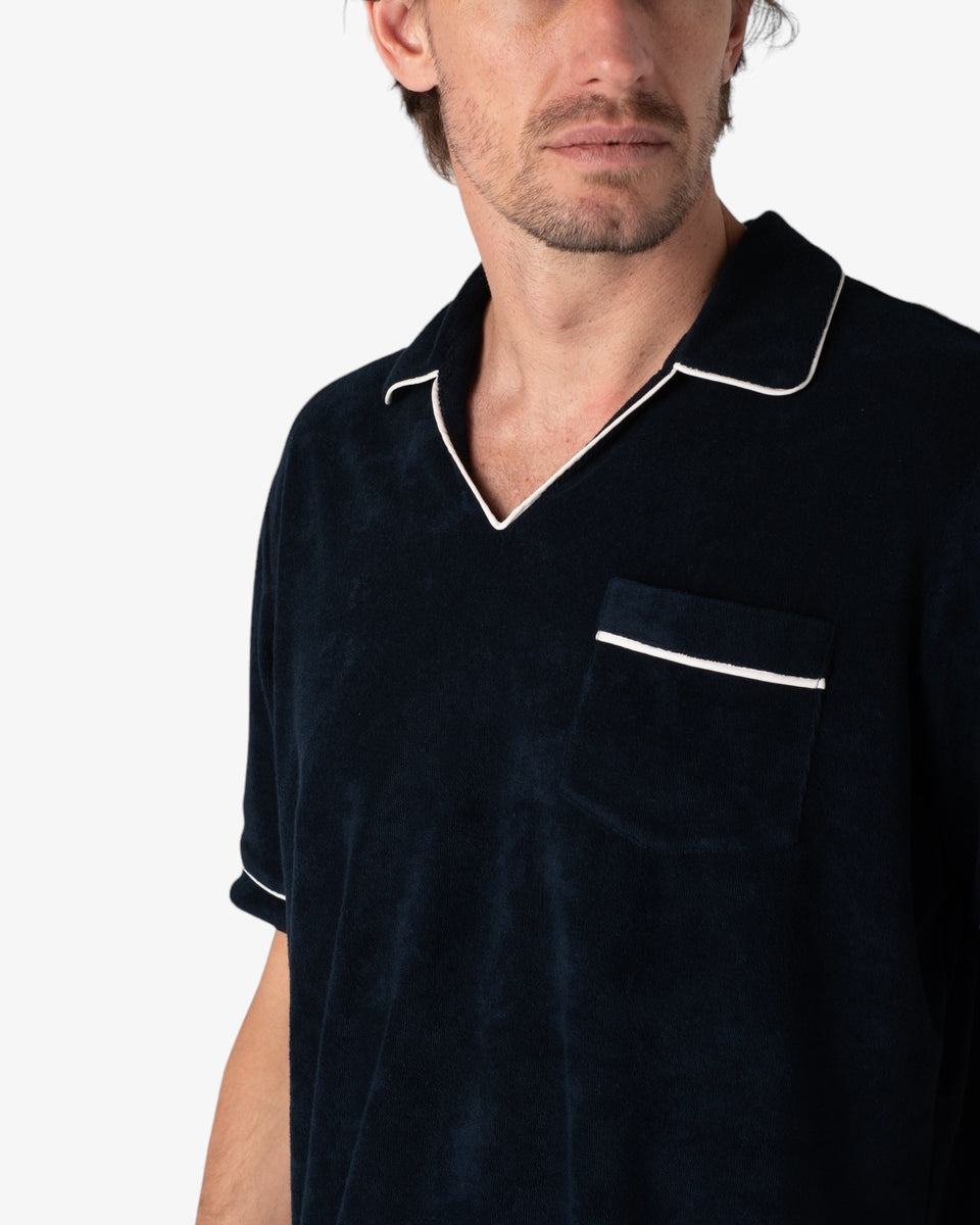 Sicilia Night Blue Toweling