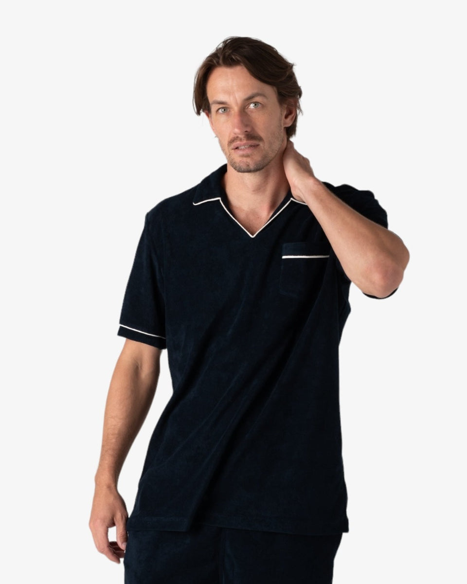Sicilia Night Blue Toweling