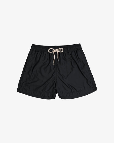 Venecia Solid Black Swimshort