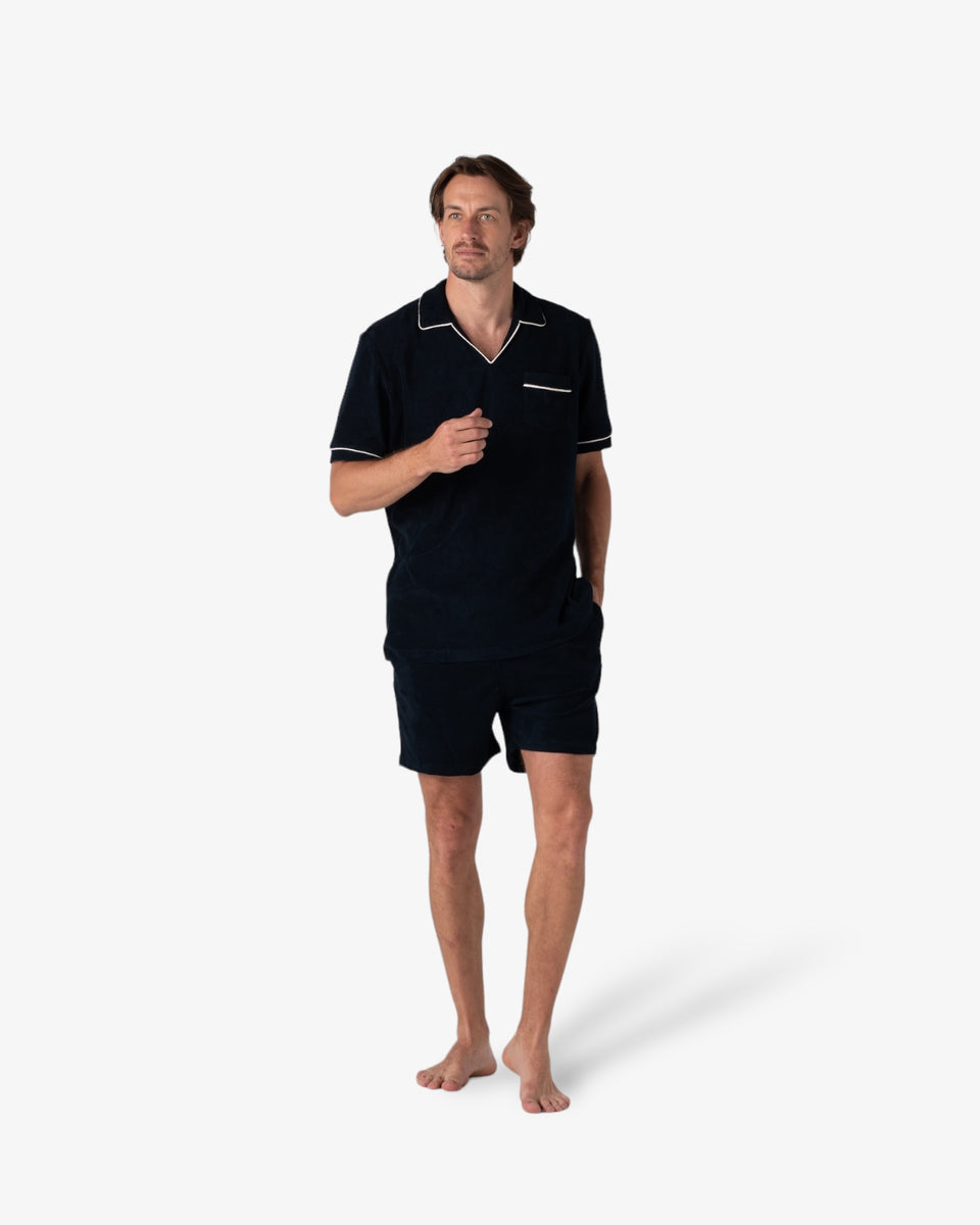 Sicilia Night Blue Toweling