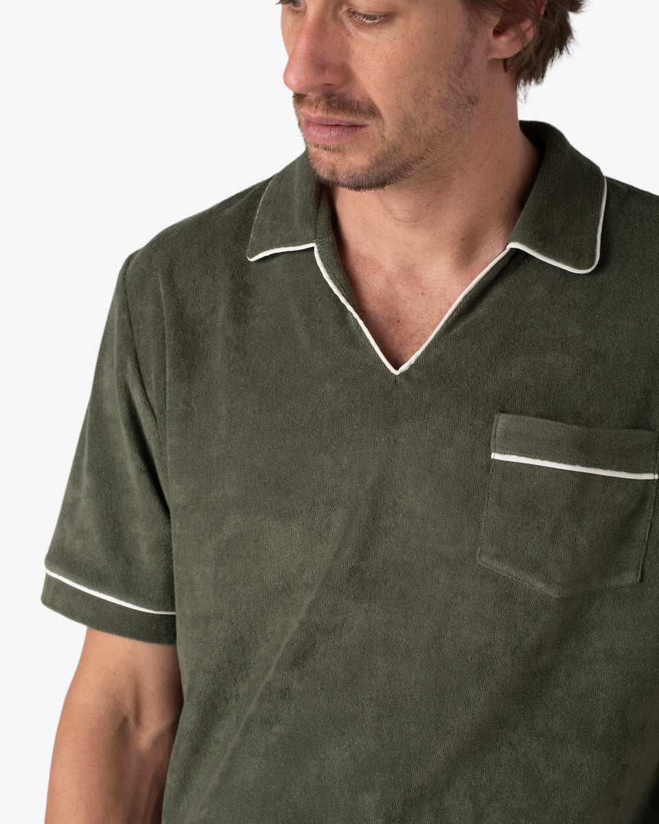 Sicilia & Venecia Set Pack - Olive Green Toweling