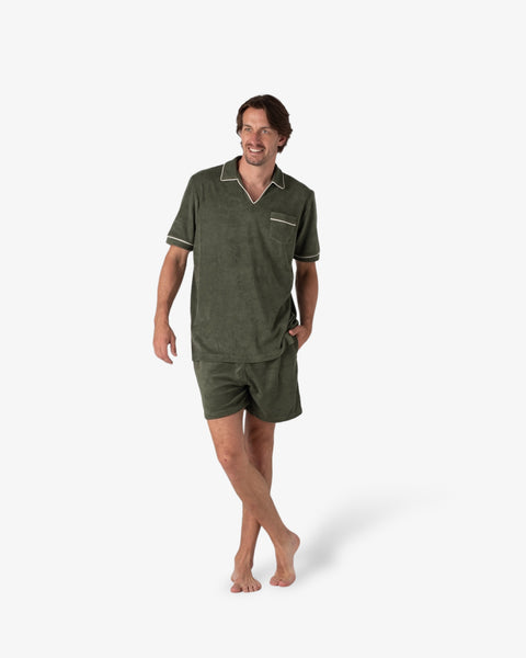 Sicilia & Venecia Set Pack - Olive Green Toweling