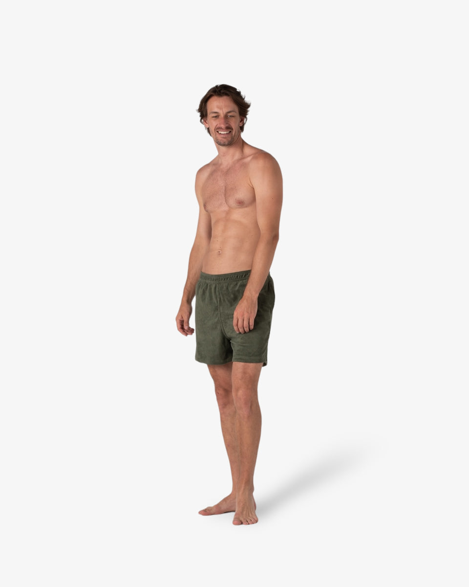 Sicilia & Venecia Set Pack - Olive Green Toweling