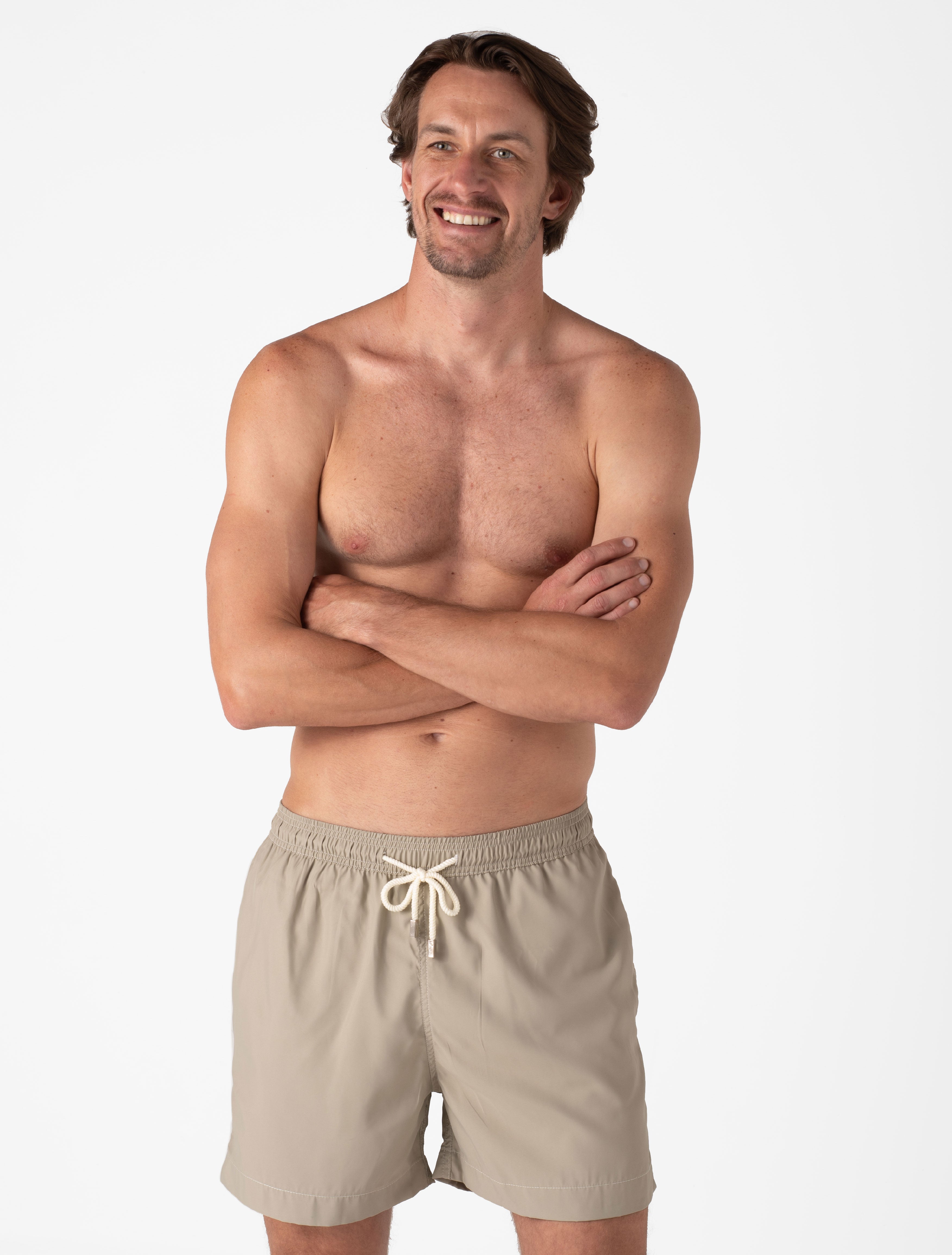 2 Swim Short | Greige + Blue + Terracota – Spiaggia & Sole