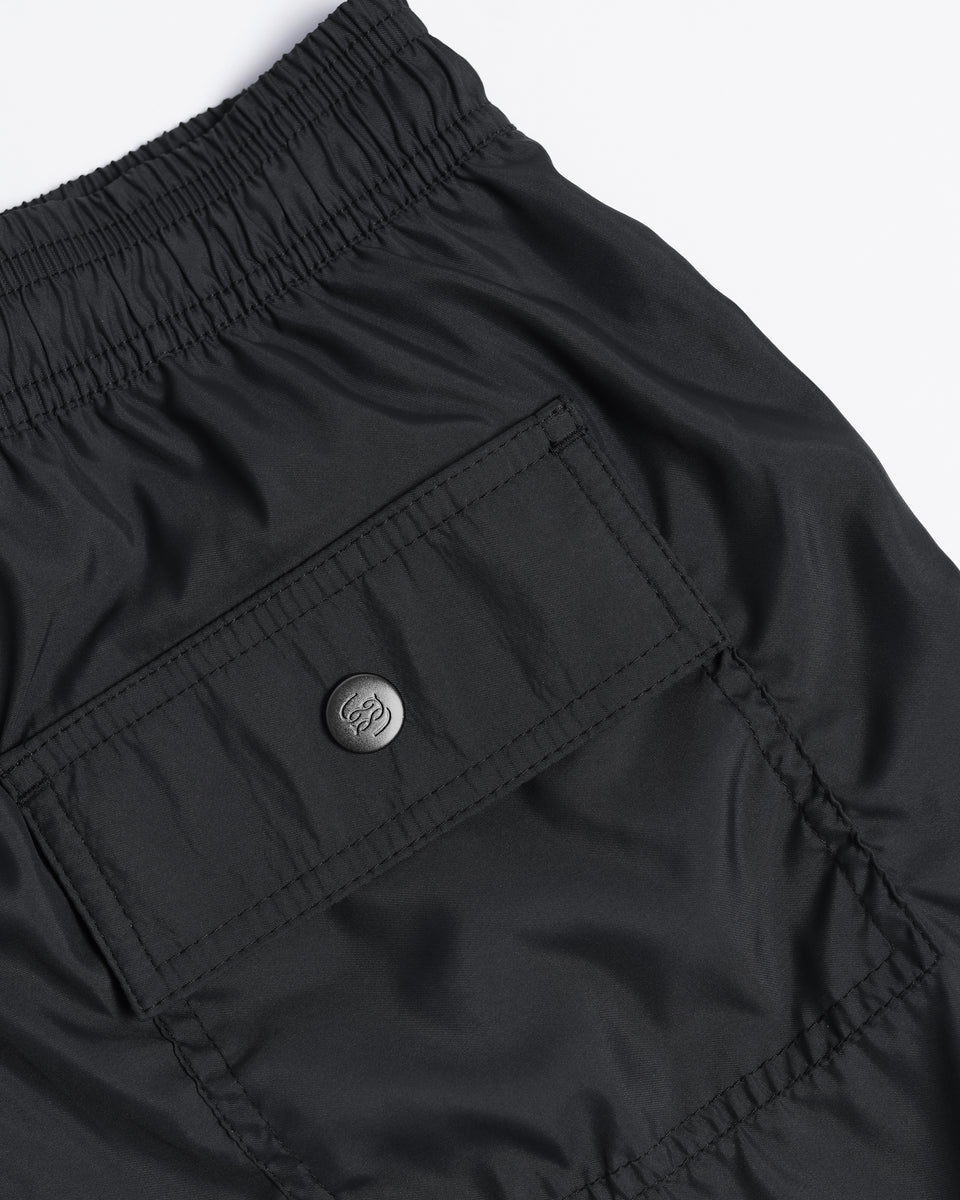 Venecia Solid Black Swimshort